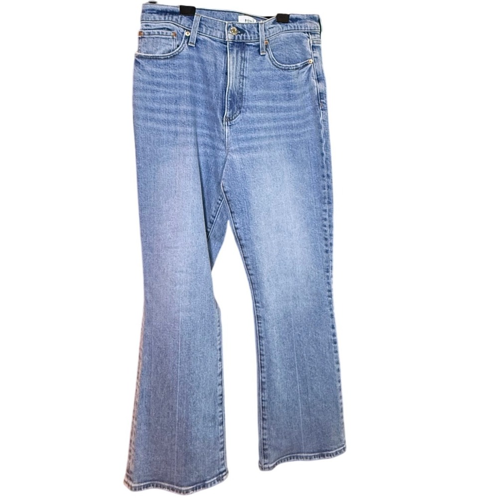 Pistola Lennon High Rise Crop Boot Jeans Derby Blue Size 30 NWT